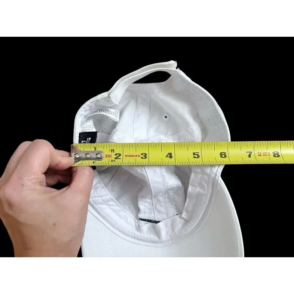 Nike Youth White Adjustable Baseball Cap Hat Swoosh Logo Boys Girls 4-7 - Picture 10 of 10